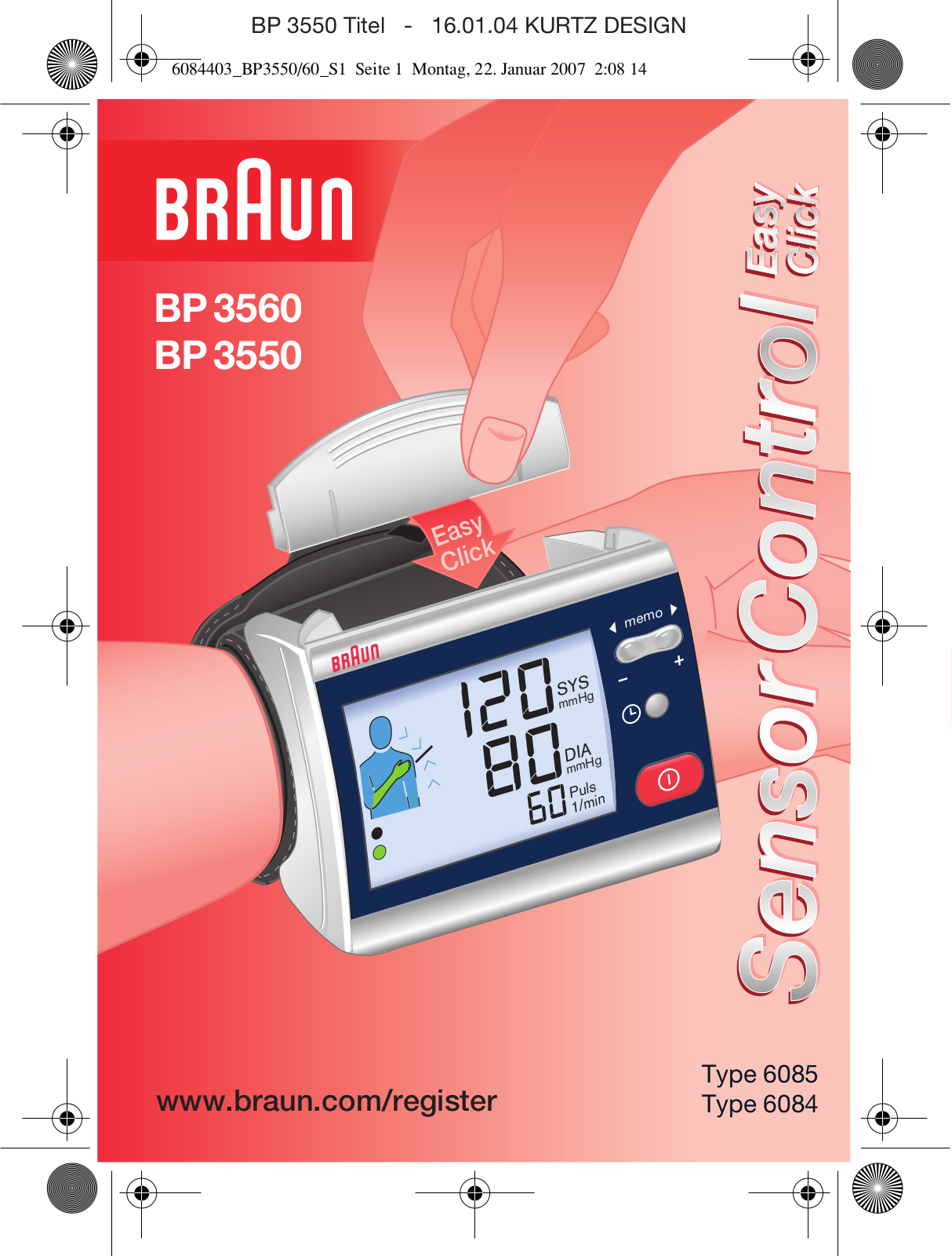 Braun 6085, 6084 User Manual