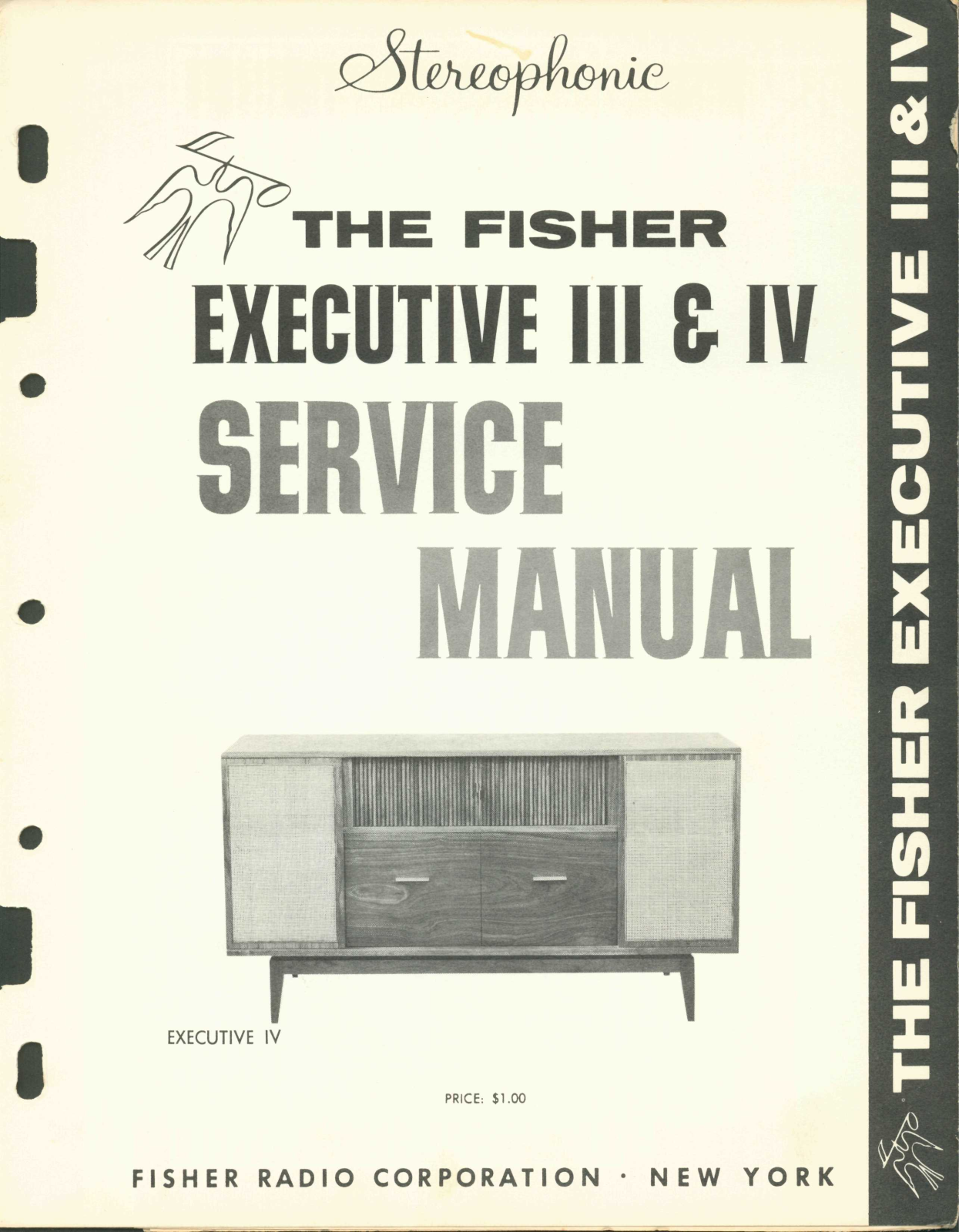 Fisher Executive-4, Executive-3 Service Manual