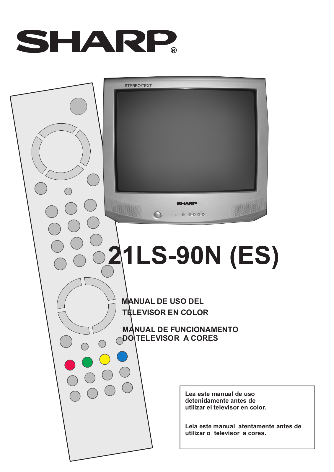 Sharp 21LS-90N Operation Manual