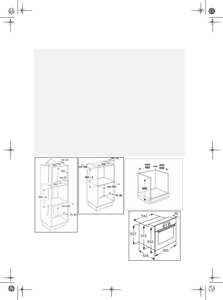 WHIRLPOOL AKZ 810/IX Installation Instructions