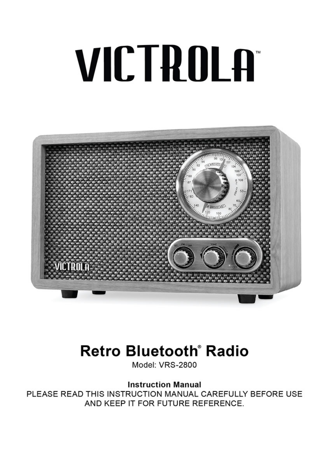 VICTROLA VRS-2800-WLN User Manual