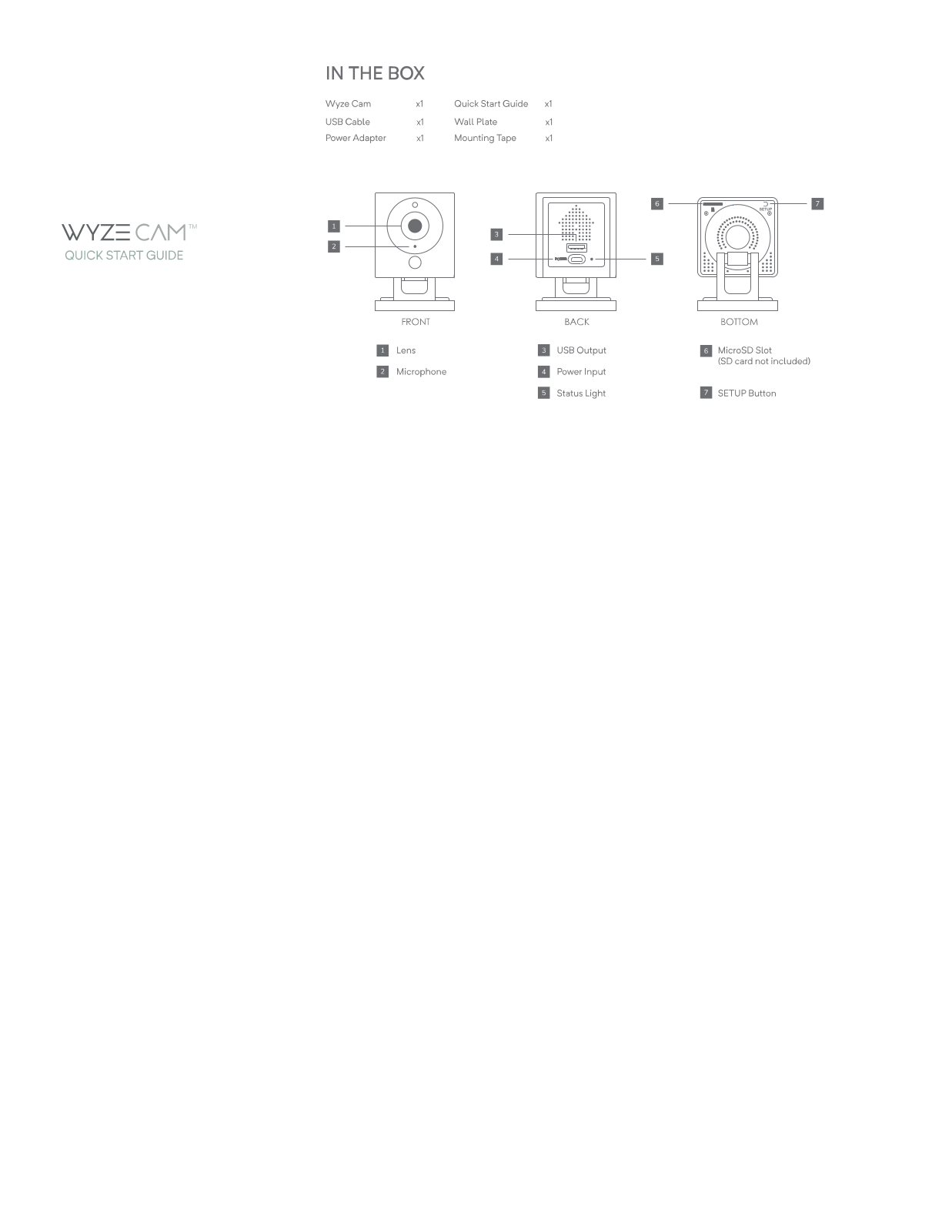 Wyze Cam Quick Setup Guide