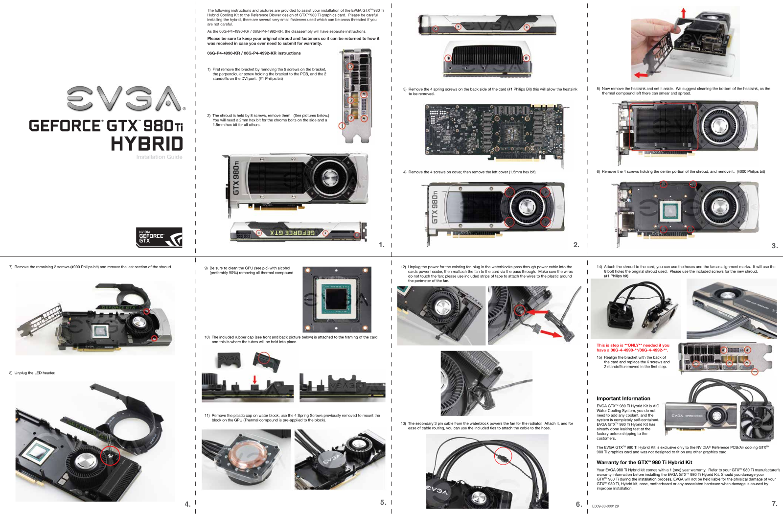 EVGA 06G-P4-4998-KR User manual