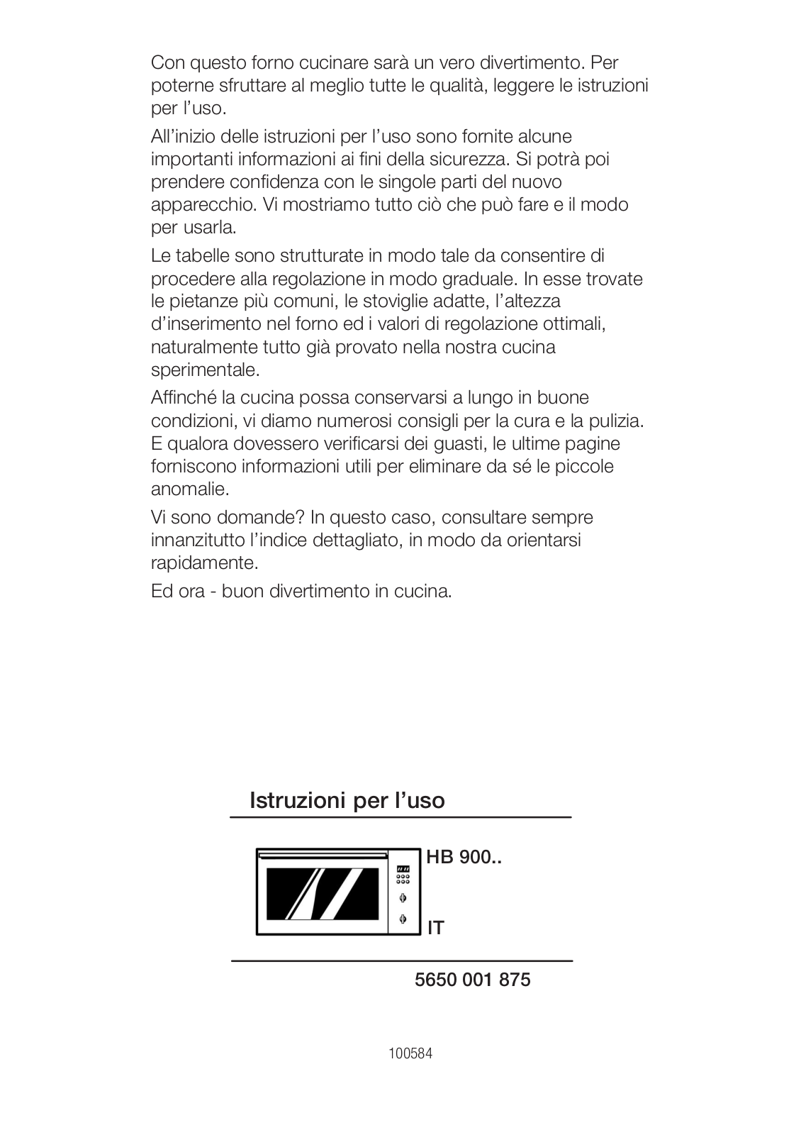 Siemens HB90054 User Manual