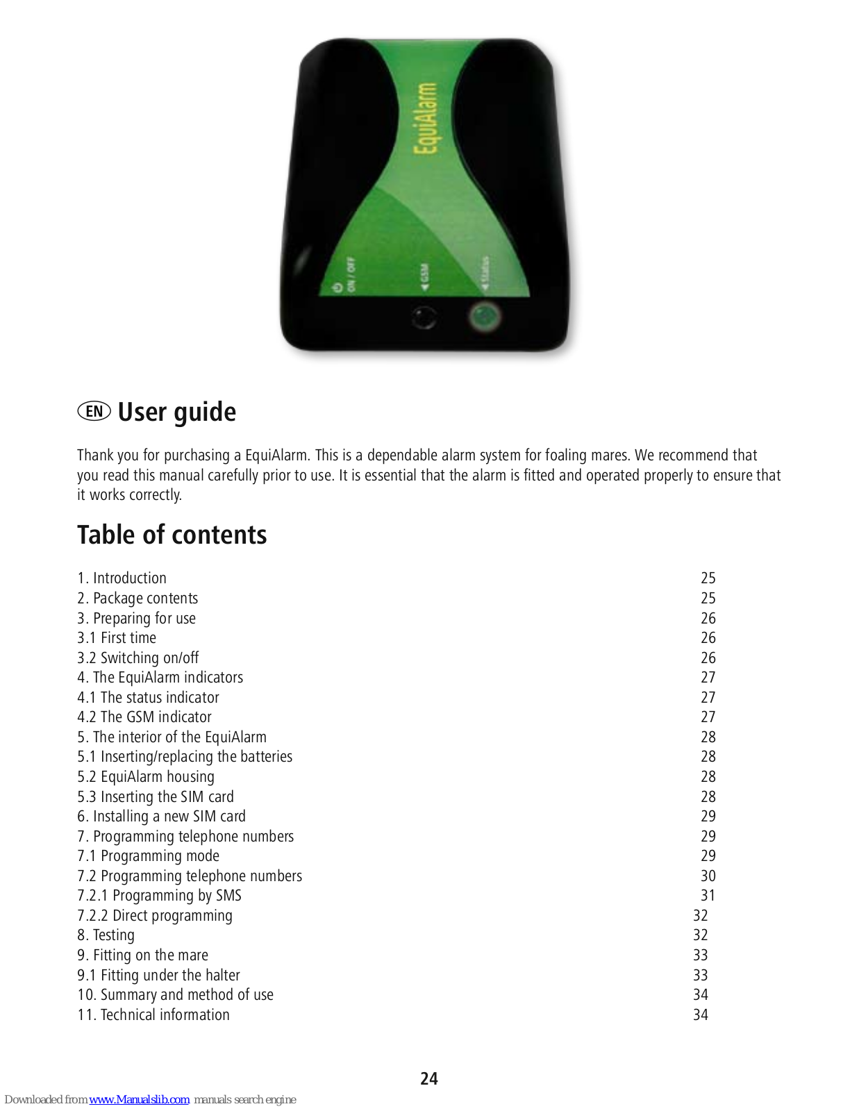 Kerbl EquiAlarm User Manual