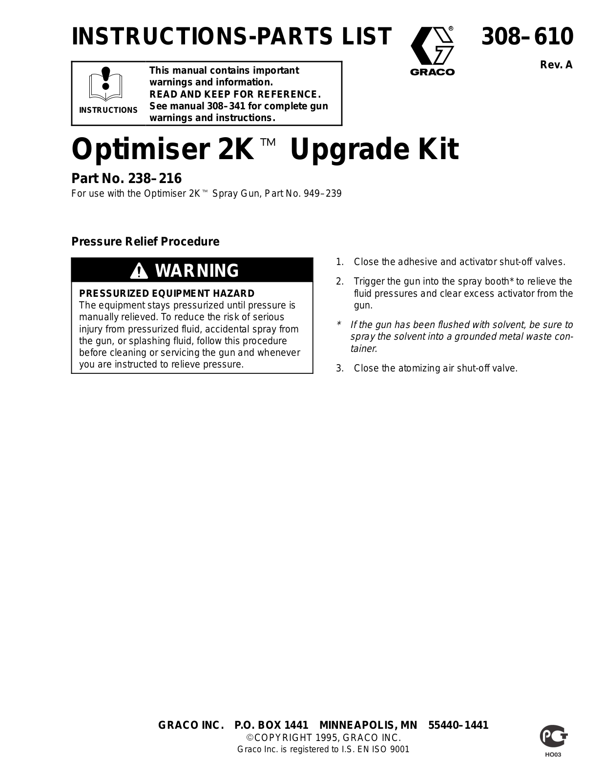 Graco 308610A User Manual