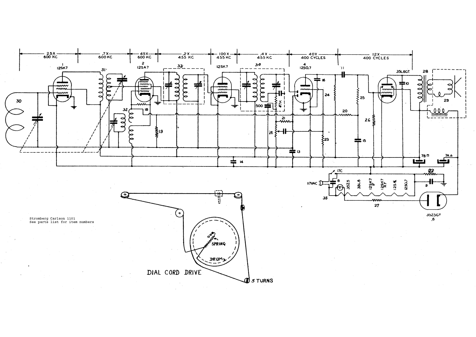 Stromberg Carlson 1101 schematic