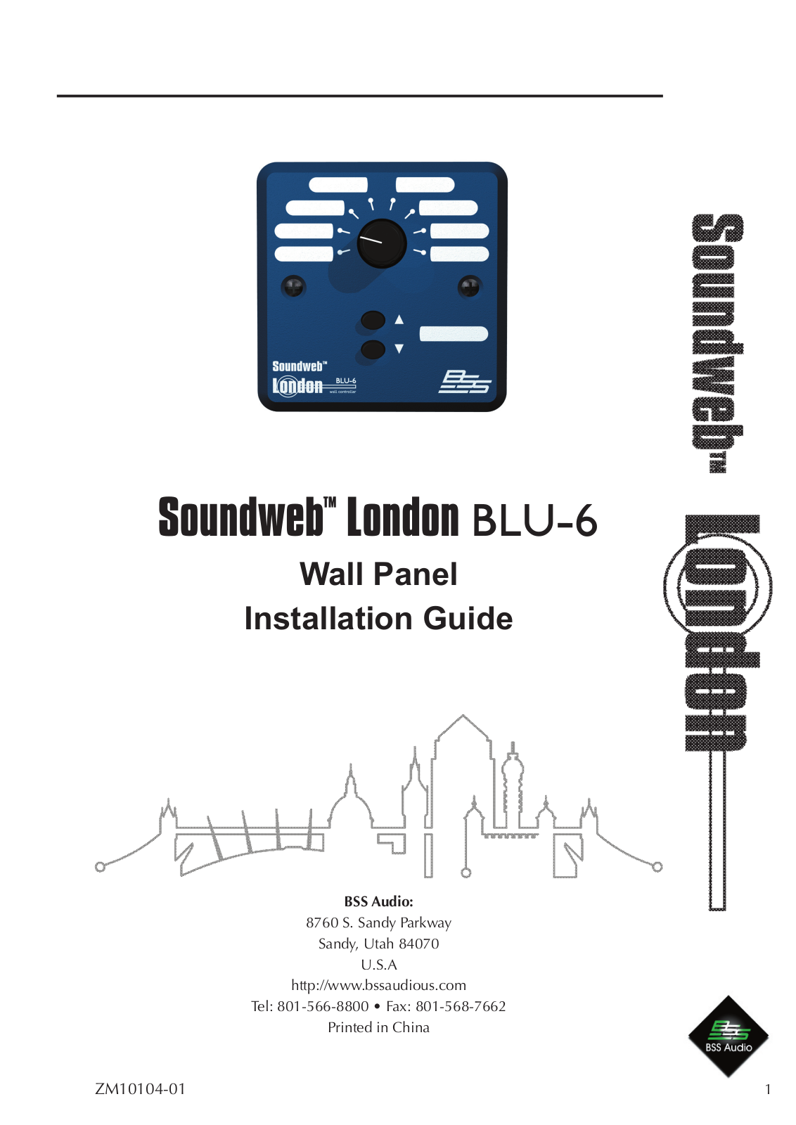 BSS Audio BLU-6 Install Guide - ManualMachine.com