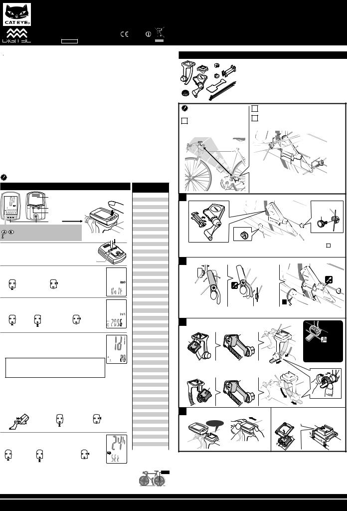 Cateye CC-RD400DW User manual