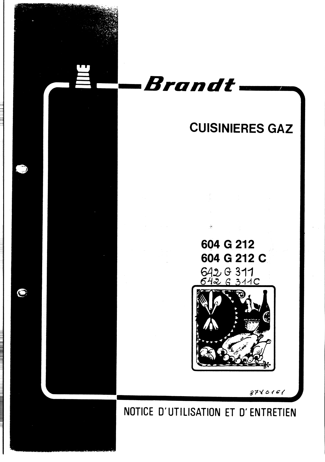 BRANDT 642G31, 642G31C User Manual