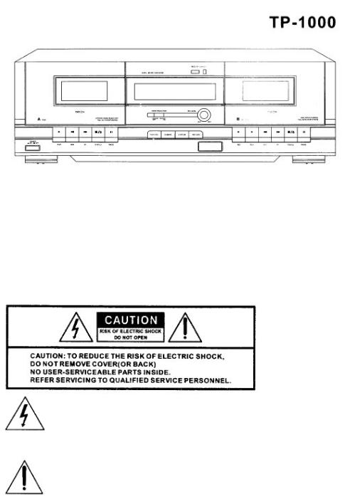 X4 Tech TP-1000 User Manual