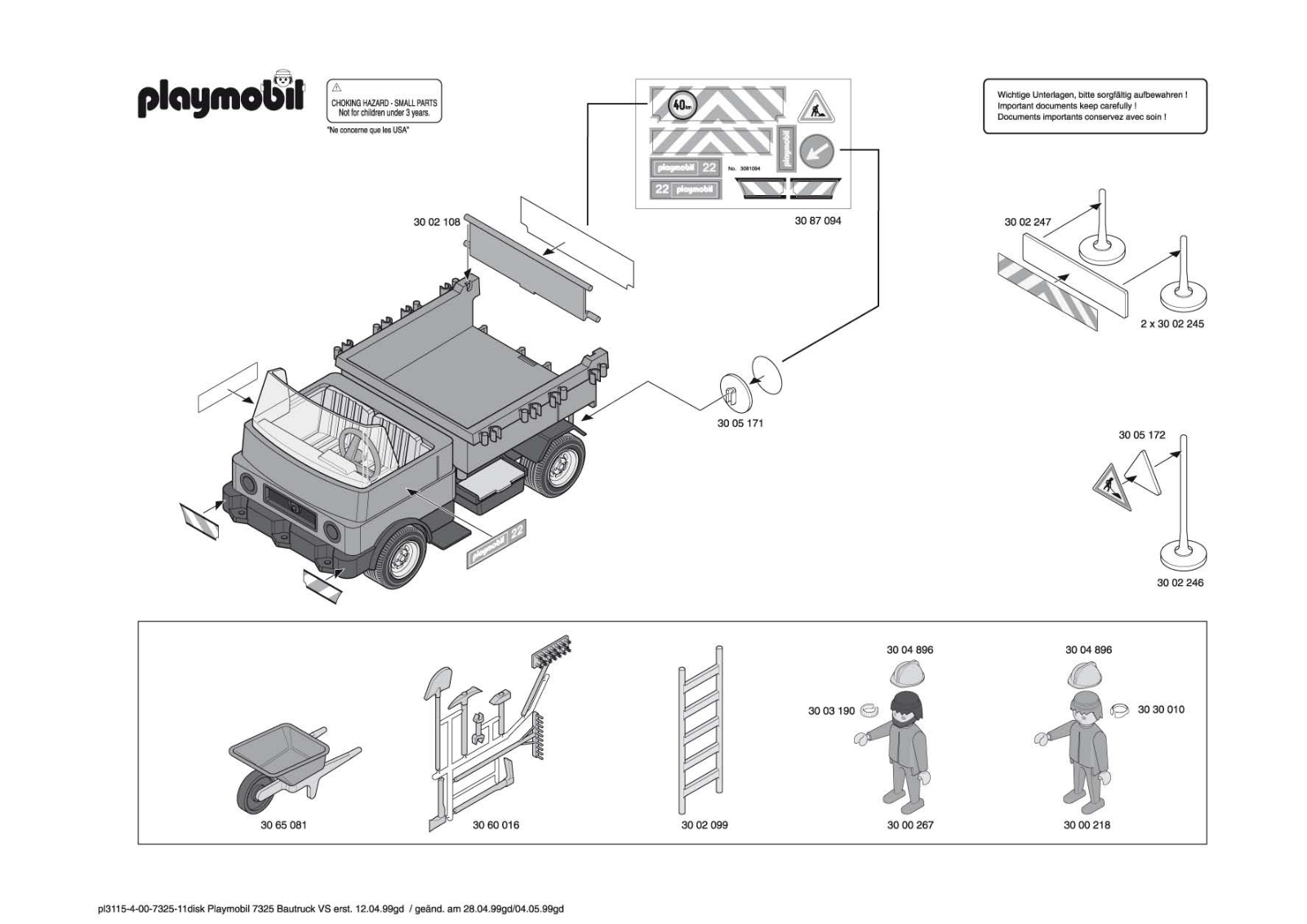 Playmobil 7325 Instructions