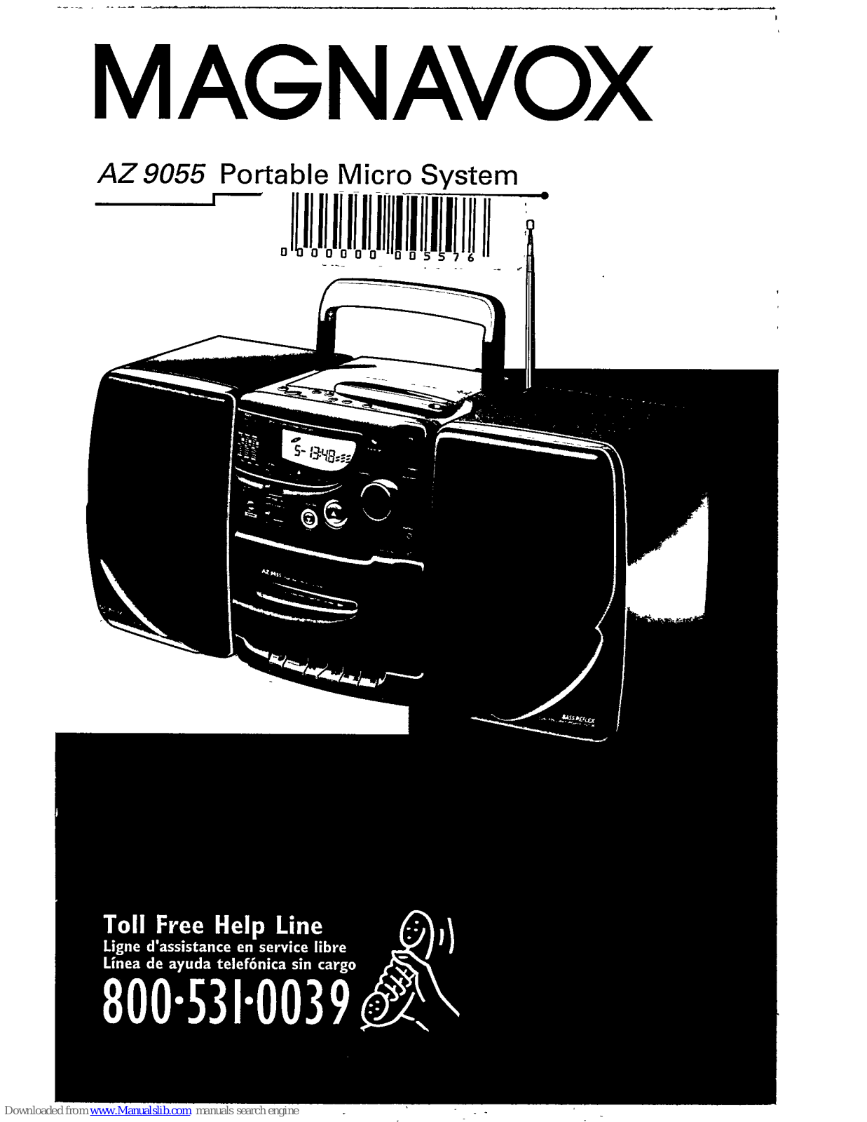 Magnavox AZ 9055 Operating Instructions Manual