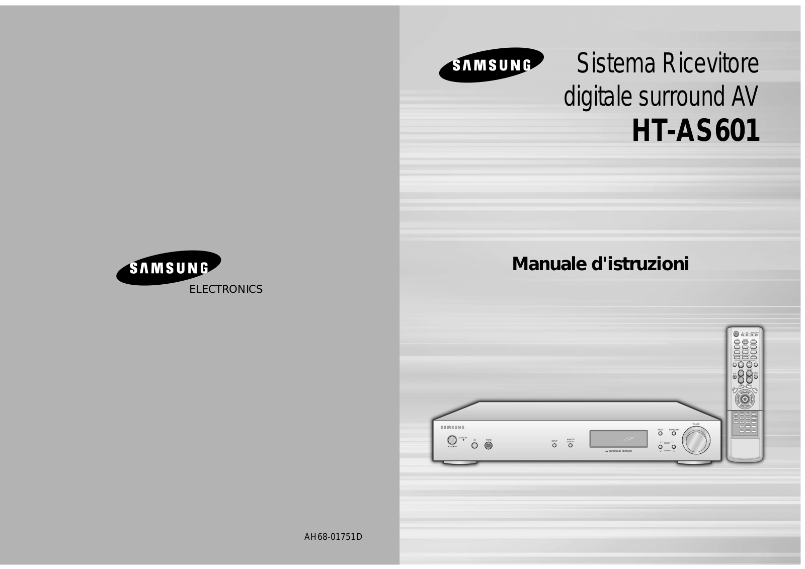 Samsung HT-AS601 User Manual