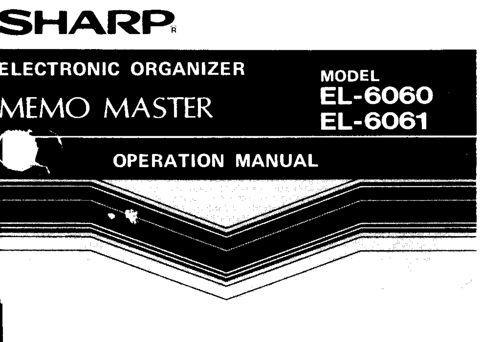 Sharp EL-6061, EL-6060 User Manual
