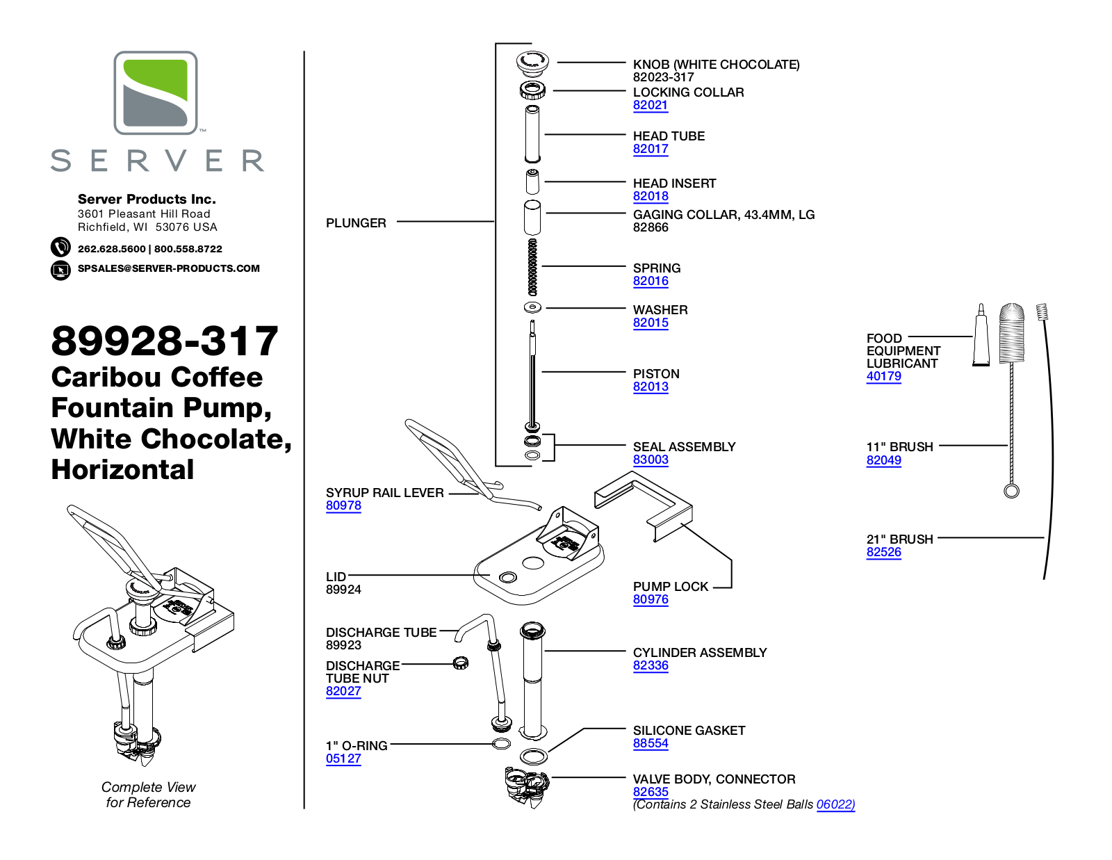 Server 89928-317 Parts Manual