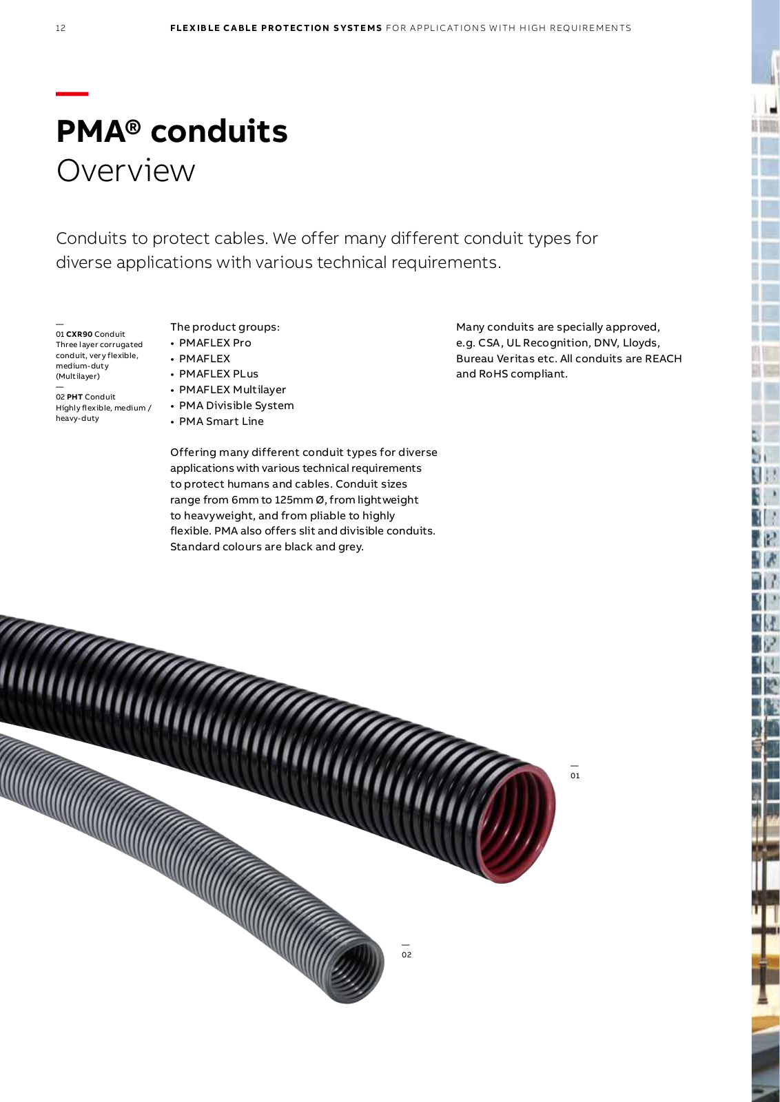 PMA conduits Catalog