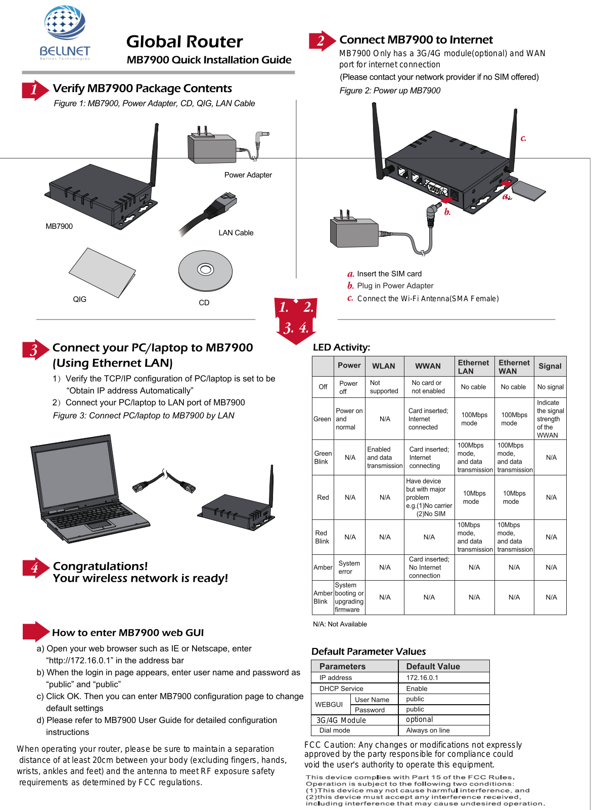 Bellnet Technologies MB7900 User Guide - ManualMachine.com