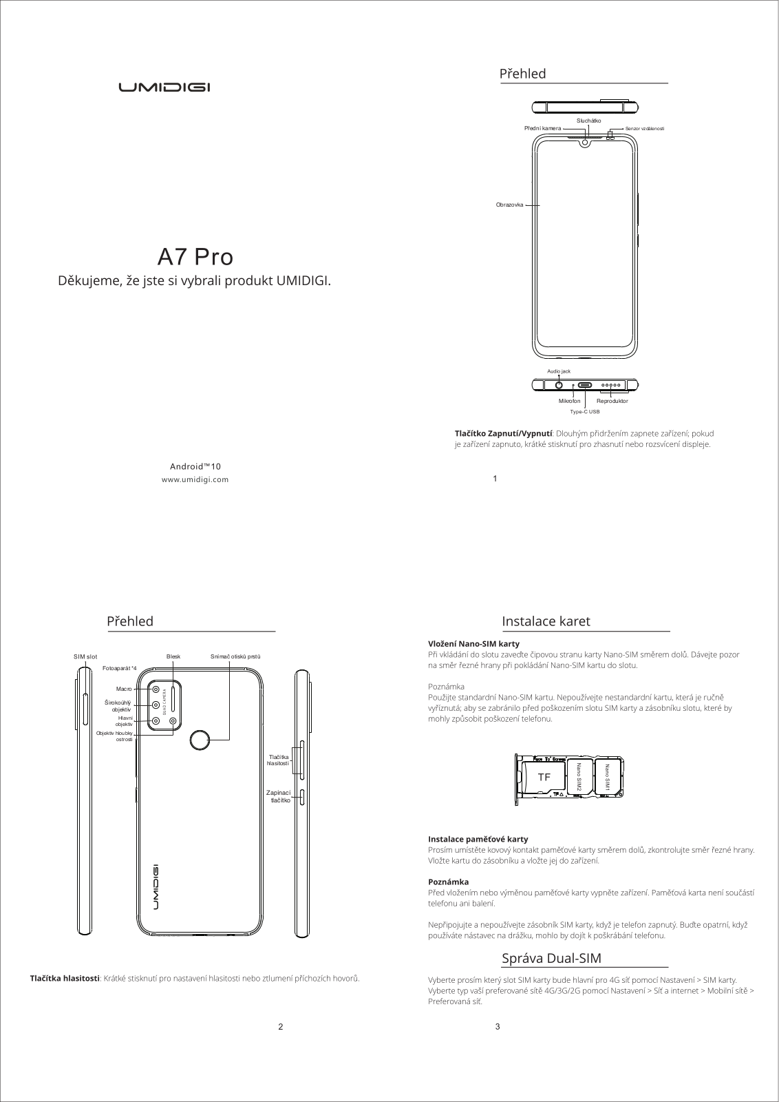 UMIDIGI A7 Pro User Manual