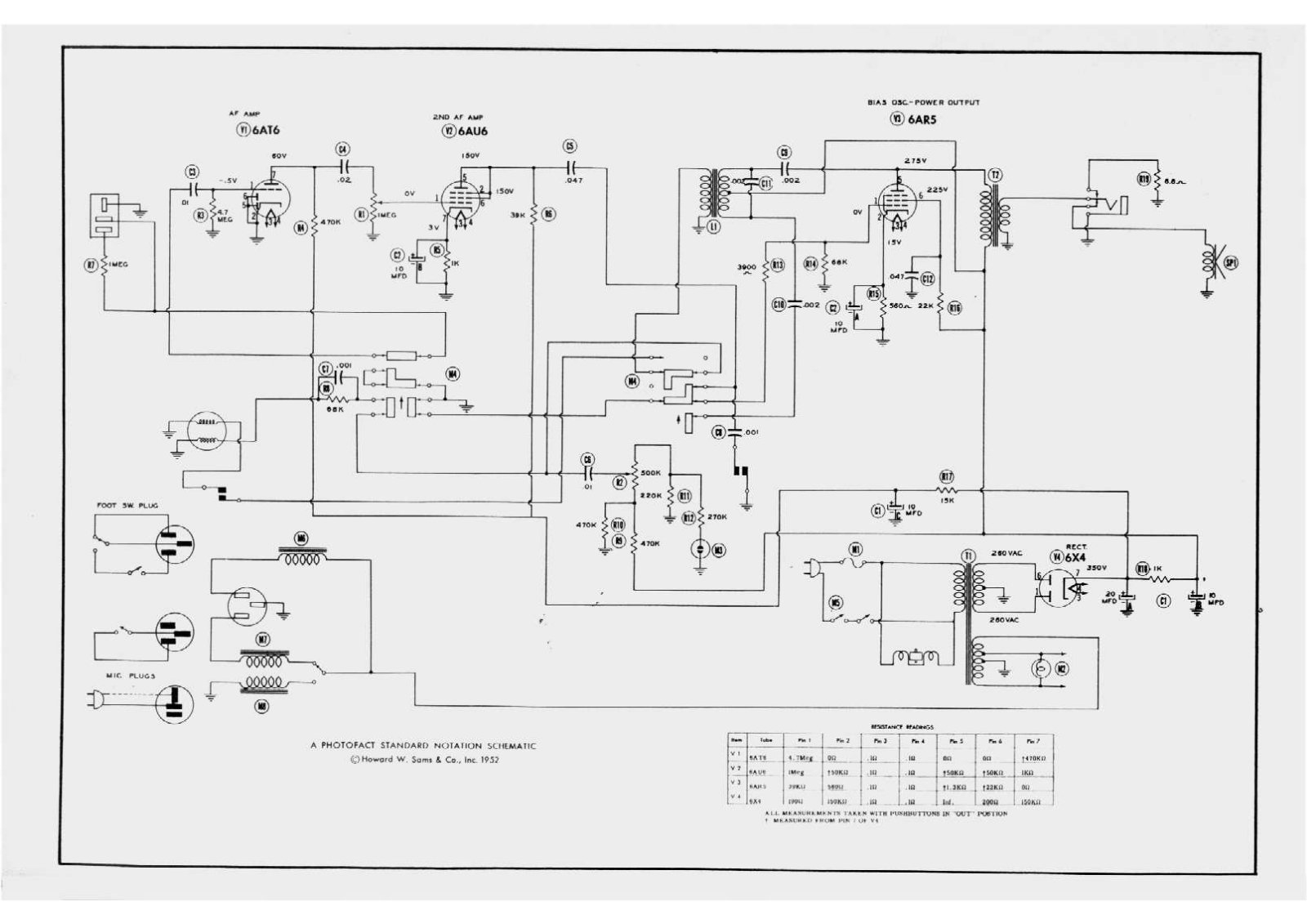 Webster Chicago 228 Schematic