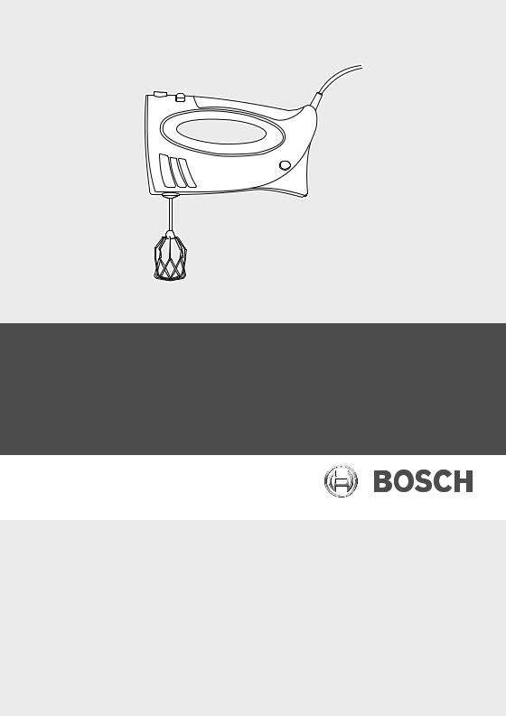 Bosch MFQ3530 User guide