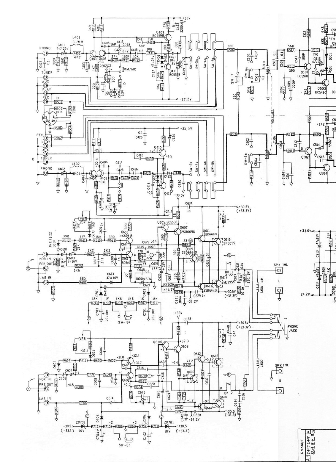 NAD 3120 Schematic