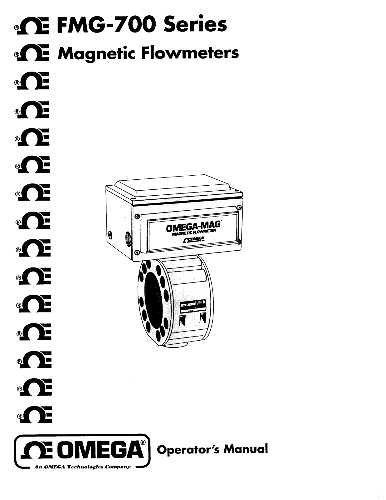 Omega Products FMG-700 Installation  Manual