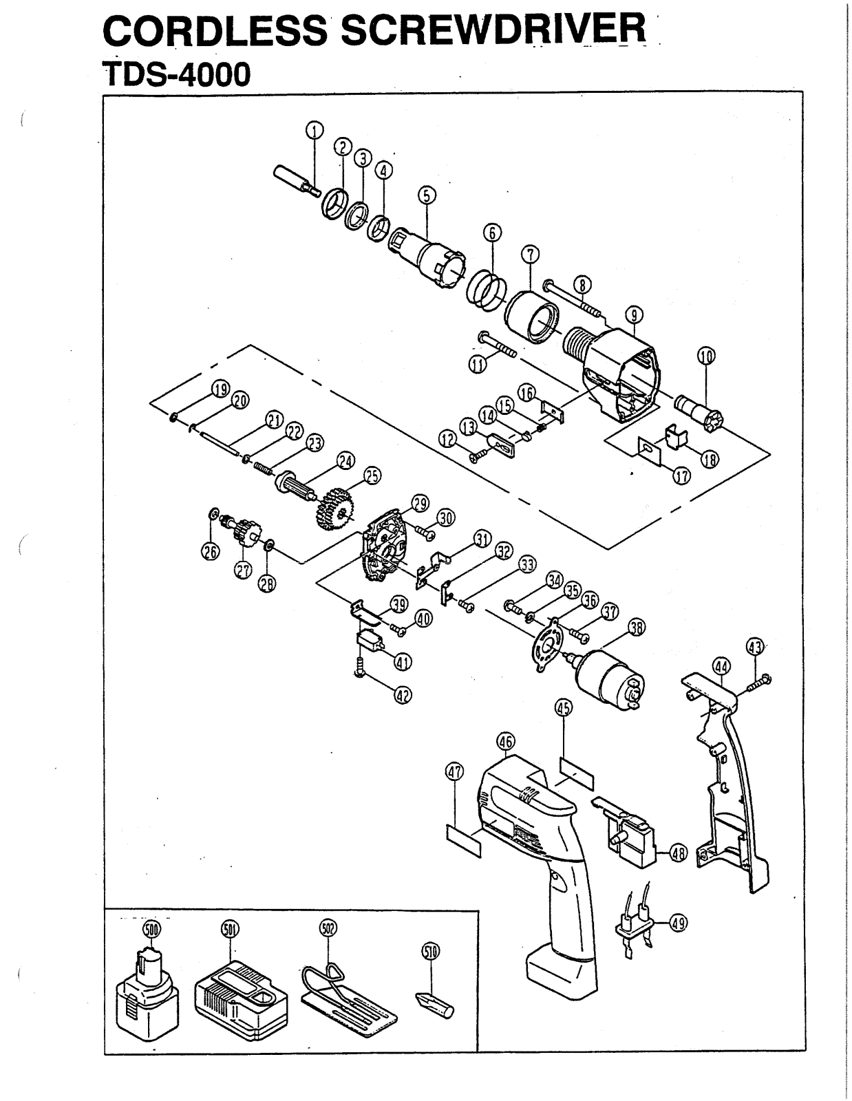 Ryobi TDS4000 User Manual