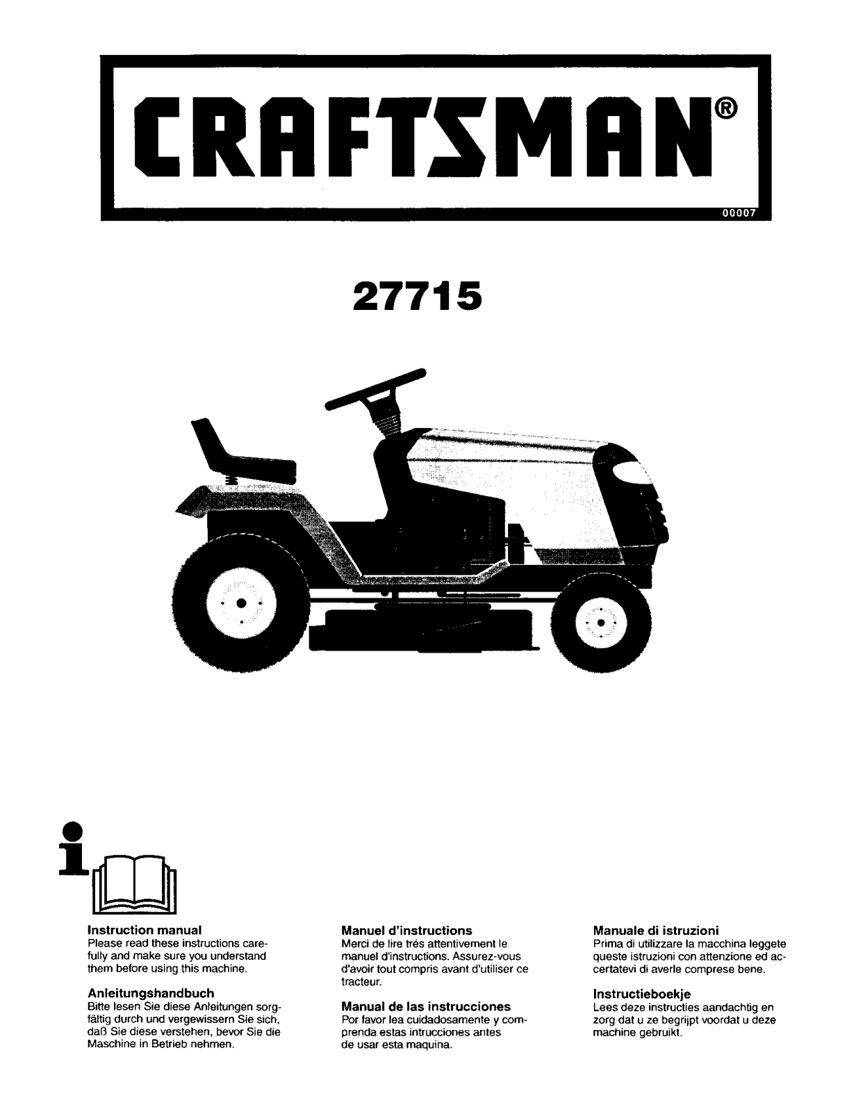 Craftsman 917277150 Owner’s Manual