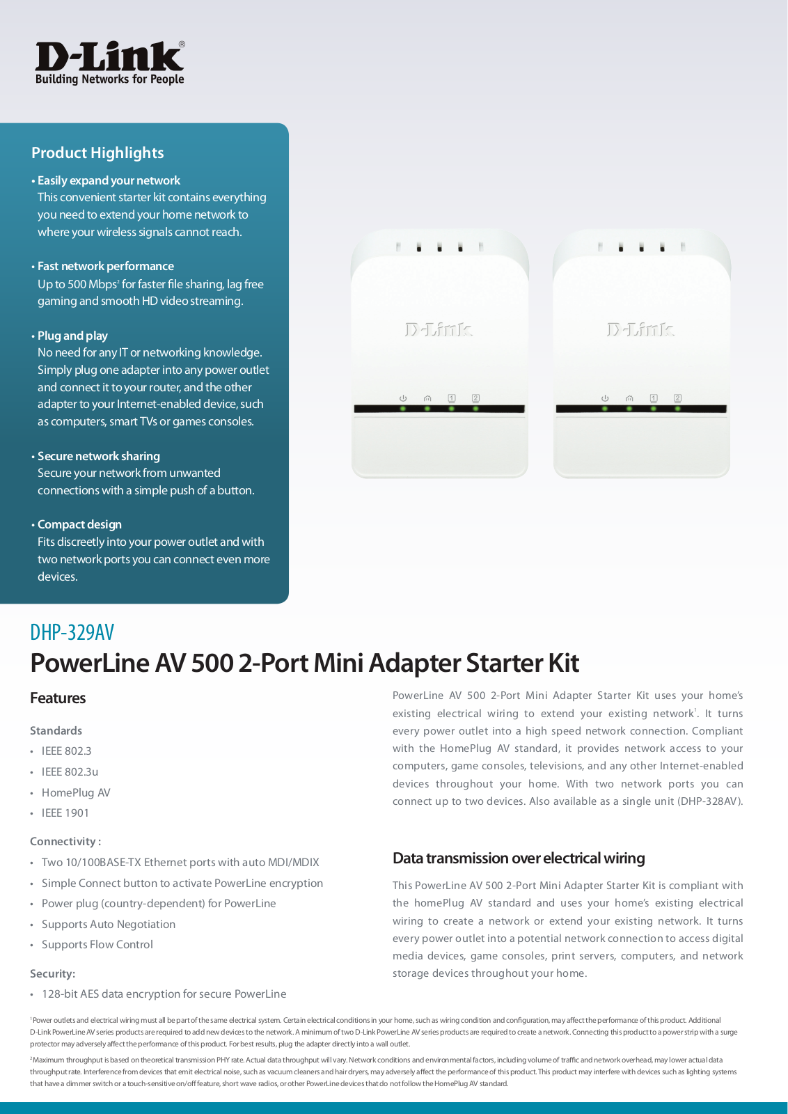 D-Link DHP-329AV-E User Manual