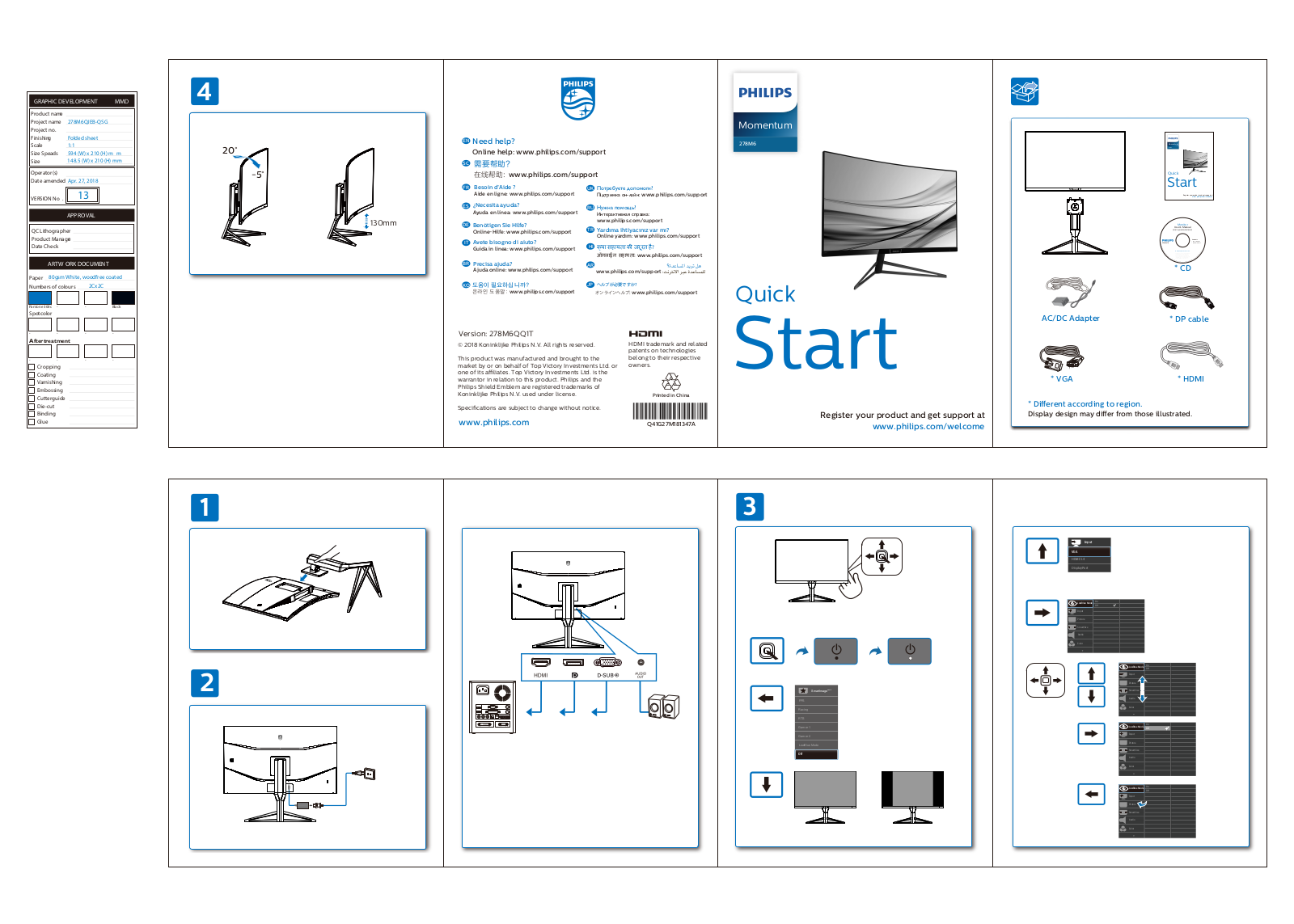 Philips 278M6QJEB User Manual