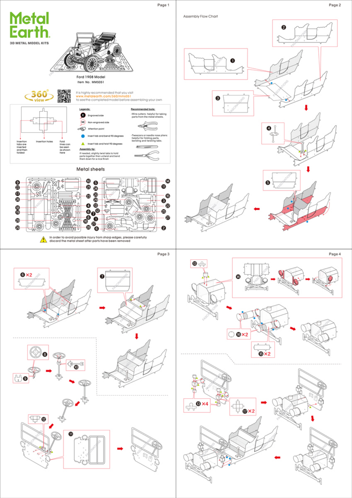 Fascinations MMS051 Service Manual