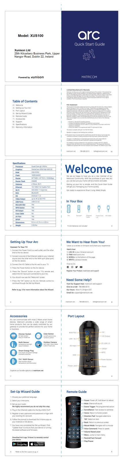 Xunison XUS100 User Manual