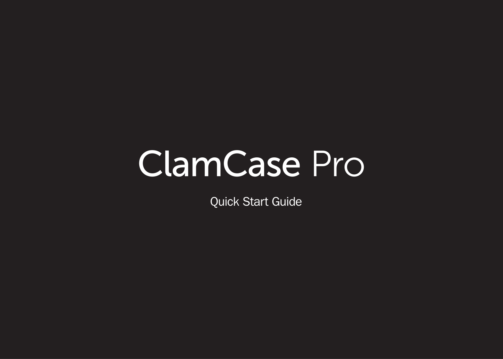 CLAMCASE C61001 UserMan