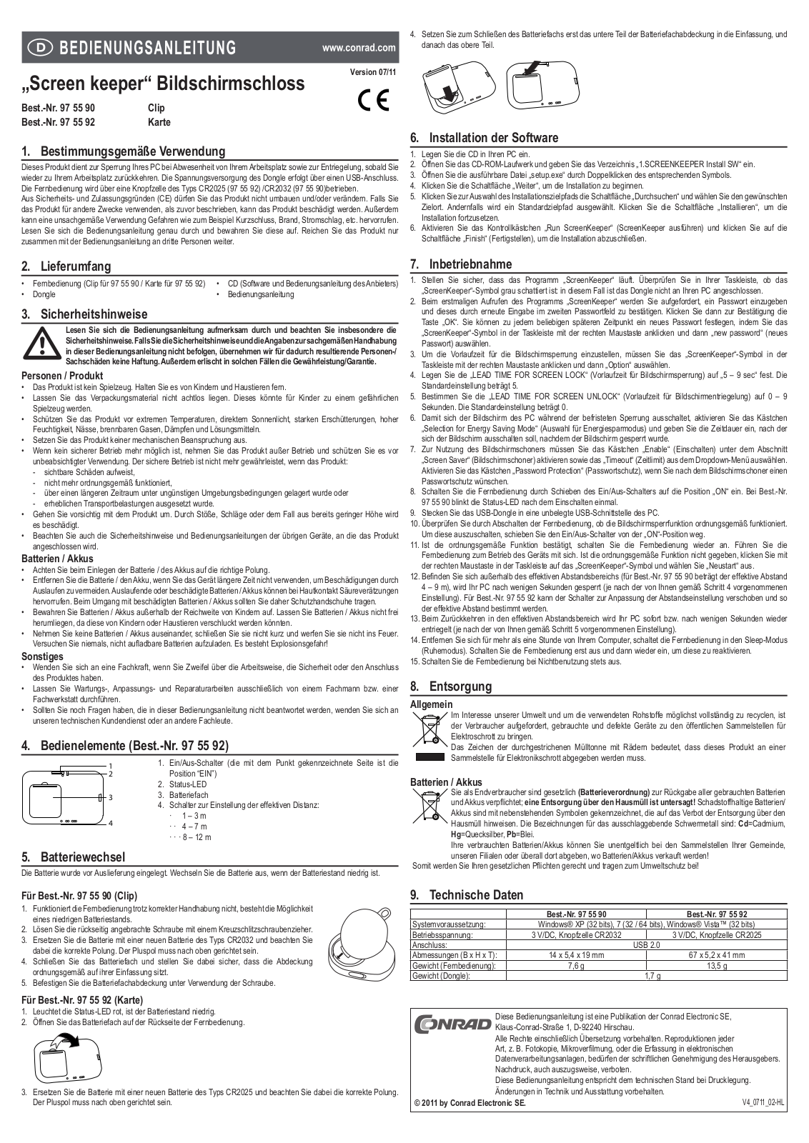 Screen Keeper SK-01 User guide