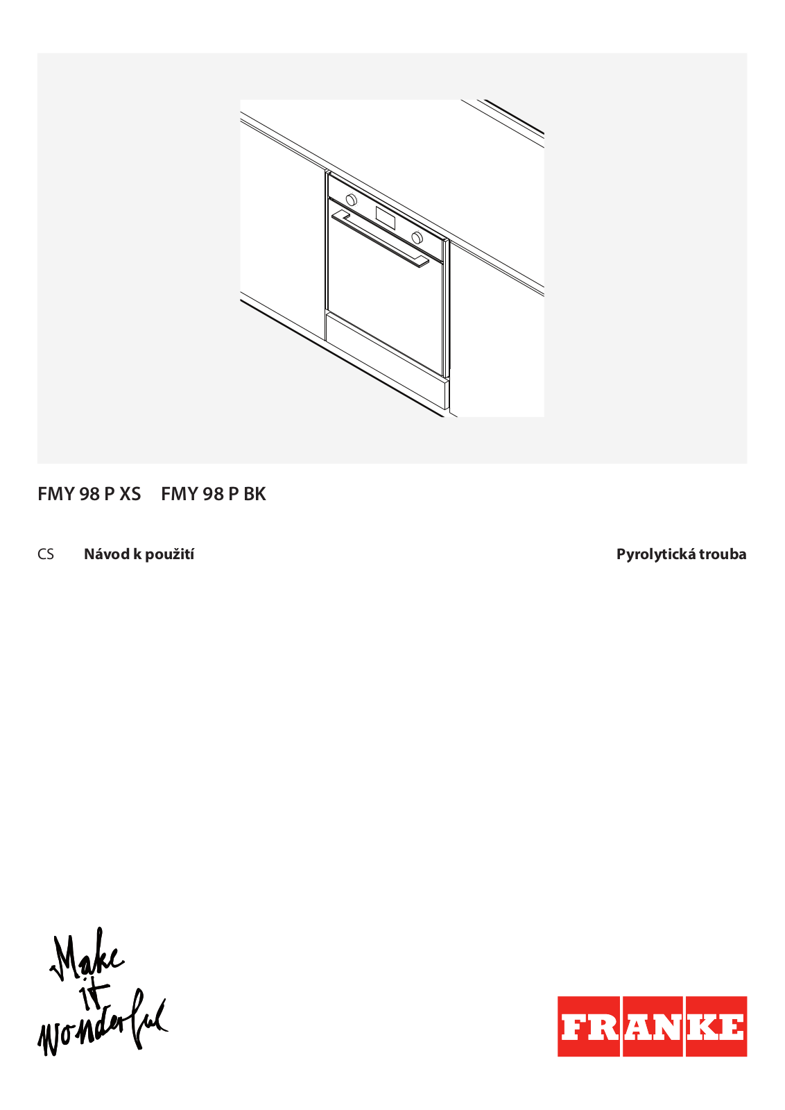 FRANKE FMY 98 P XS Daily Reference Guide