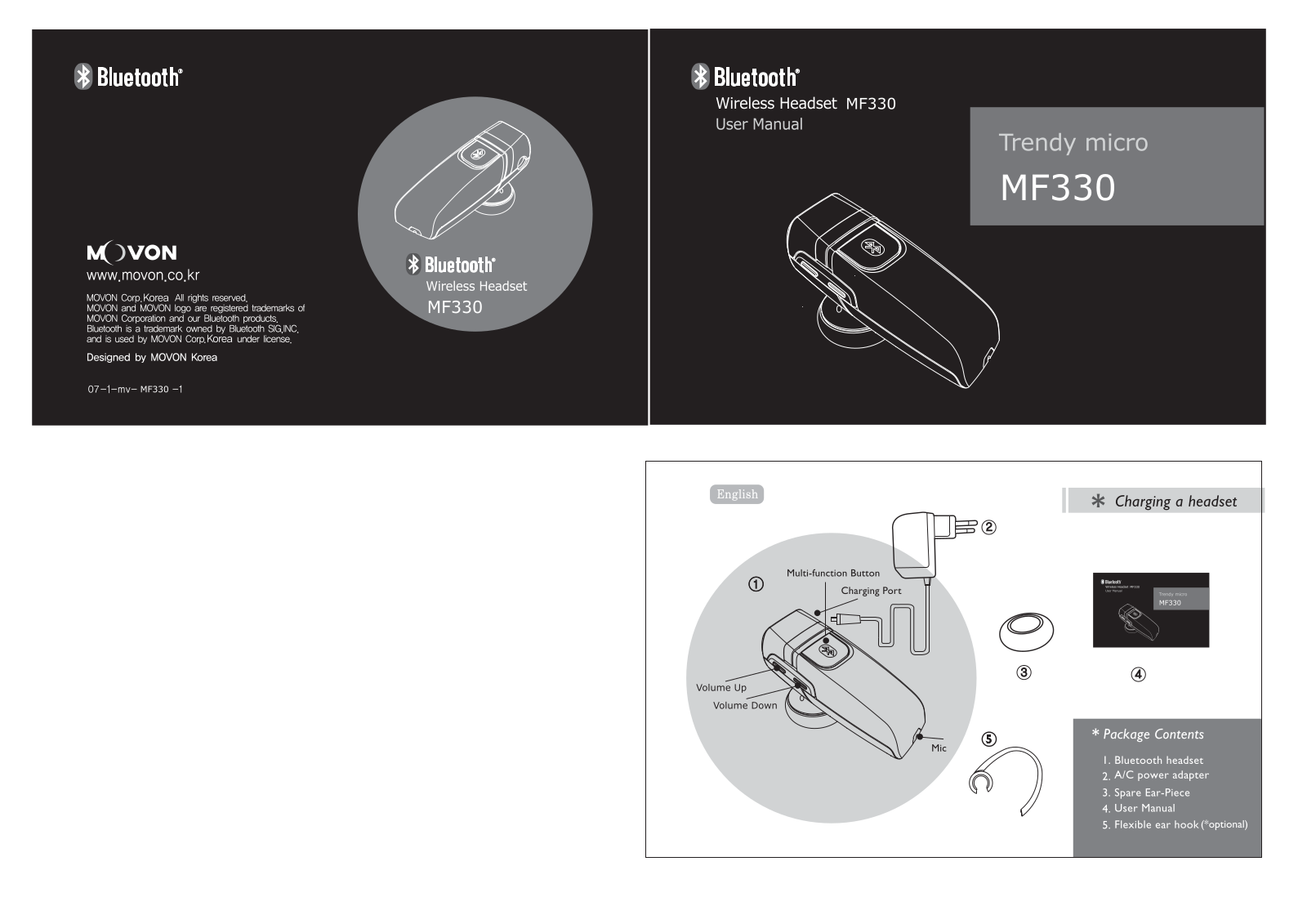 MOVON MF330 Users Manual