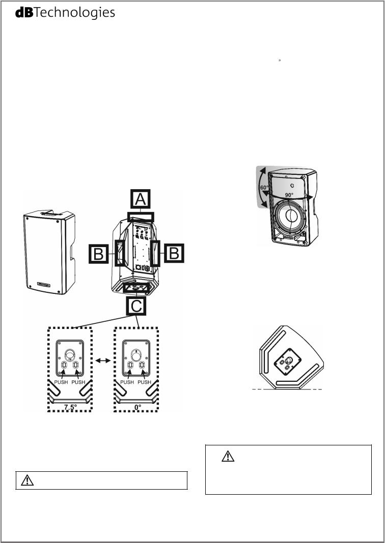 dB Technologies SYA 12 User manual