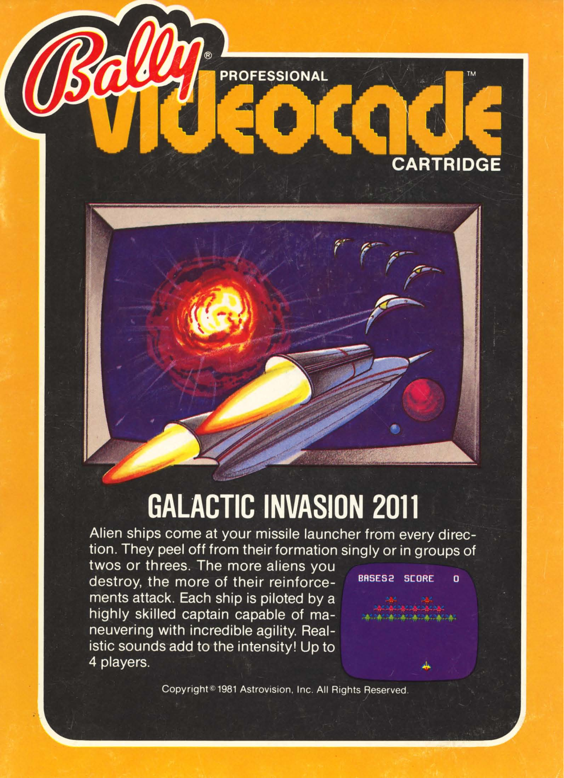 Astrovision Galactic Invasion User guide