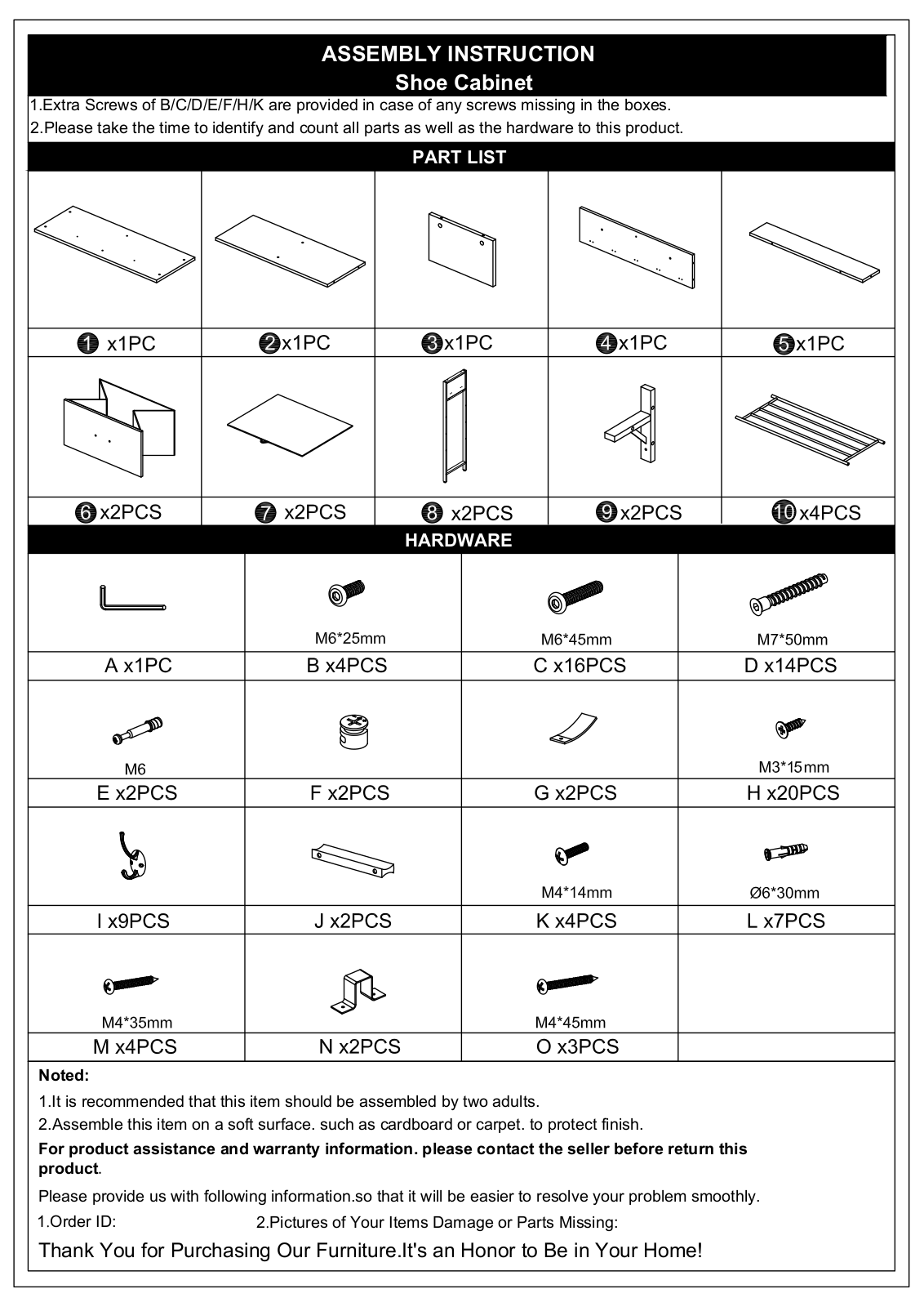 Foundry Select W009410479 ASSEMBLY INSTRUCTIONS - ManualMachine.com