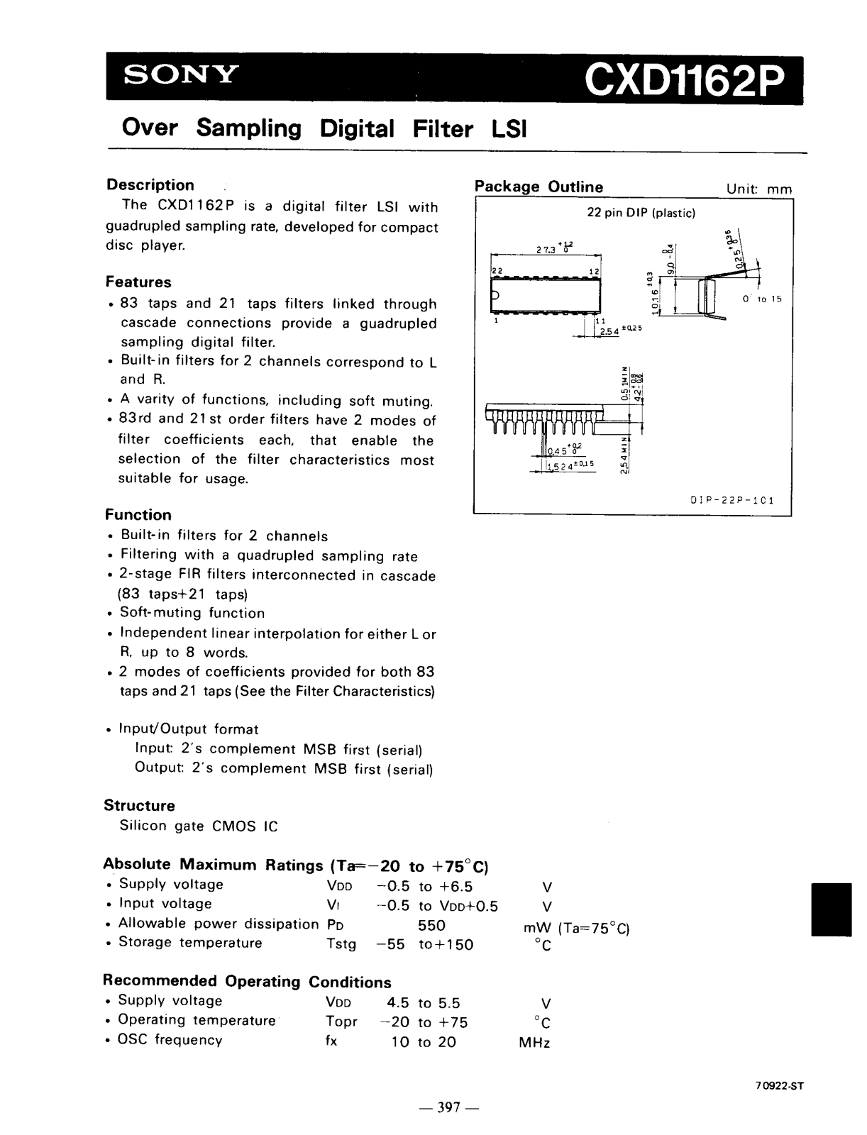 SONY CXA2061S Service Manual