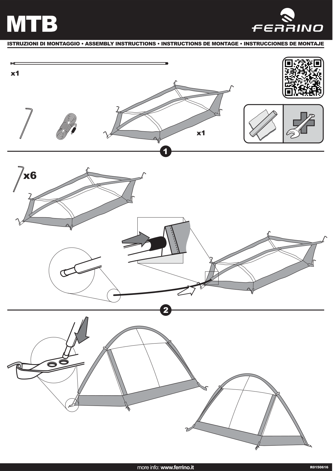 Ferrino MTB User manual