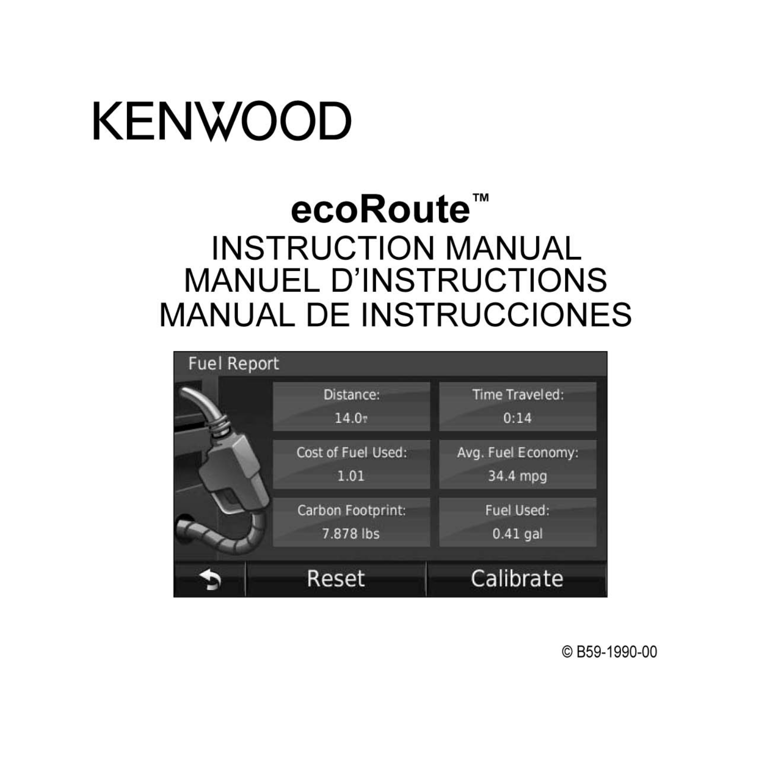 KENWOOD ECOROUTE User Manual