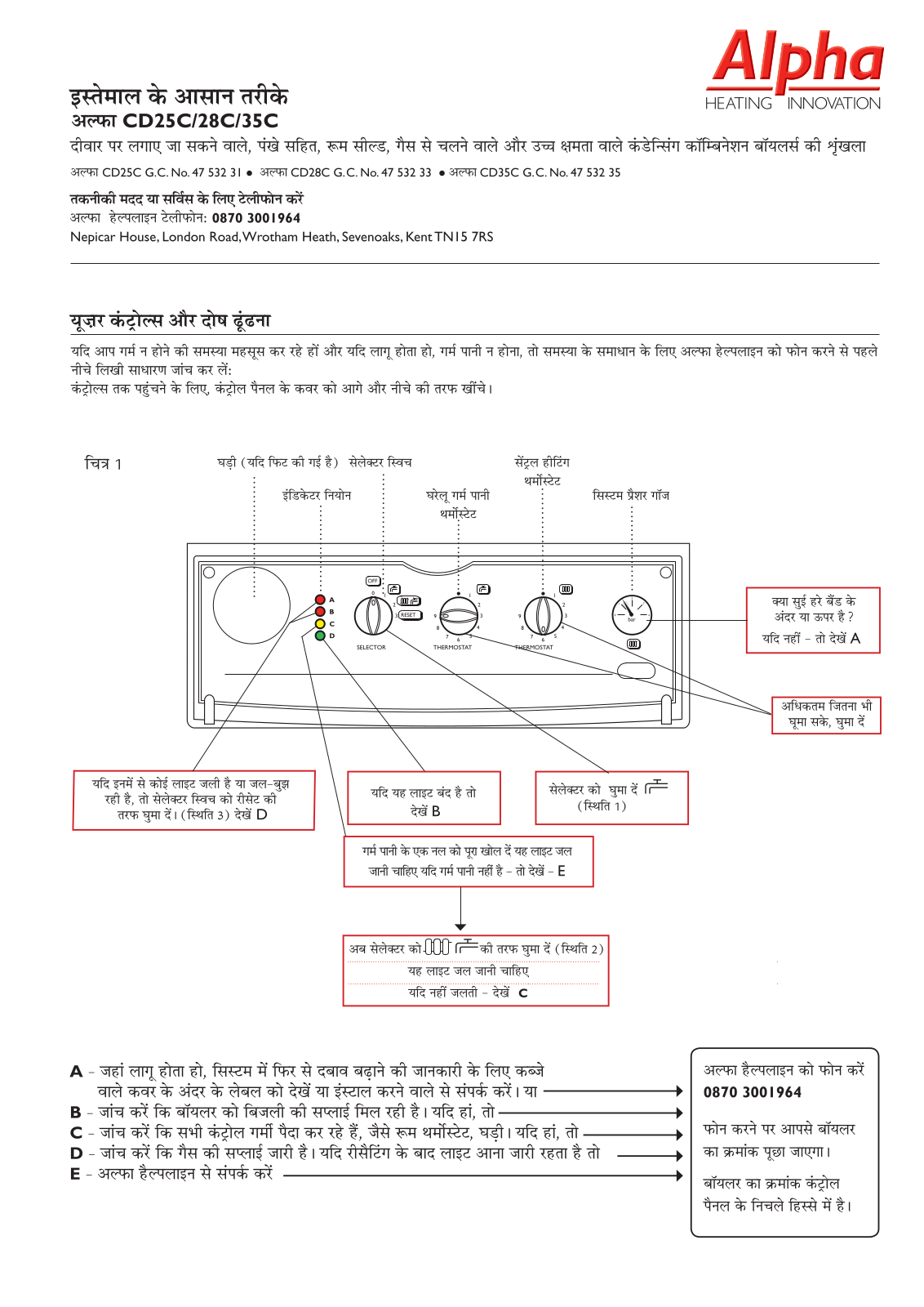 Alpha CD25C, CD28C, CD35C User Guide