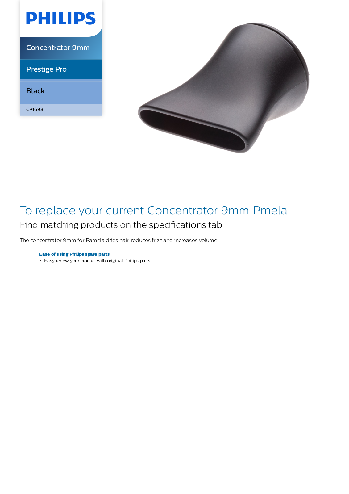Philips CP1698/01 leaflet - ManualMachine.com