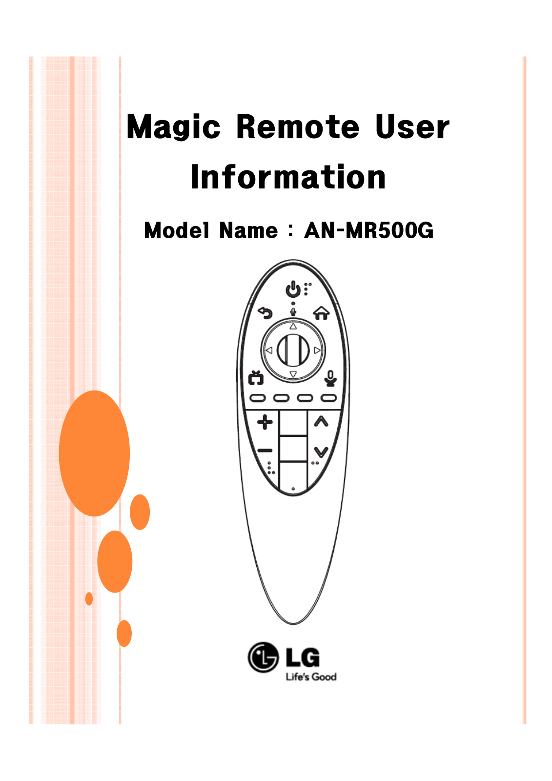 LG MR500G User Manual