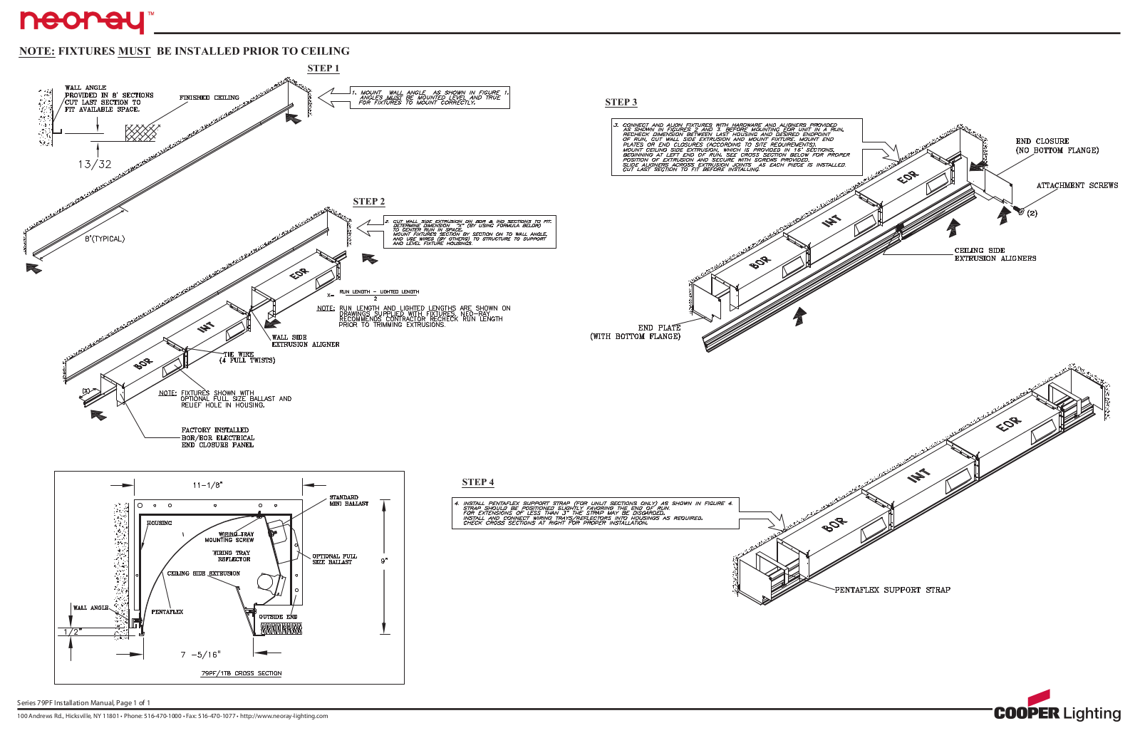 Cooper Lighting 79PF User Manual