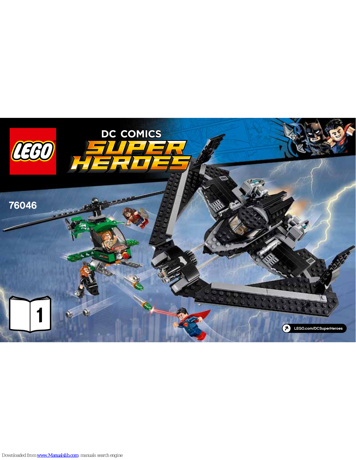 LEGO SUPER HEROES 76046 DC COMICS Instructions Manual