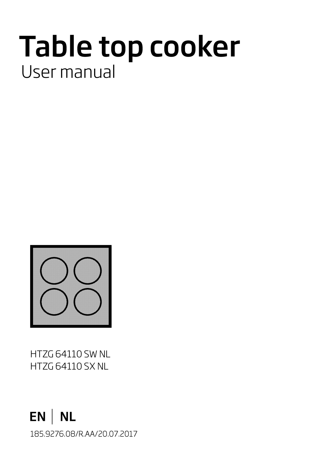 Beko HTZG 64110 SX NL, HTZG 64110 SW NL User manual