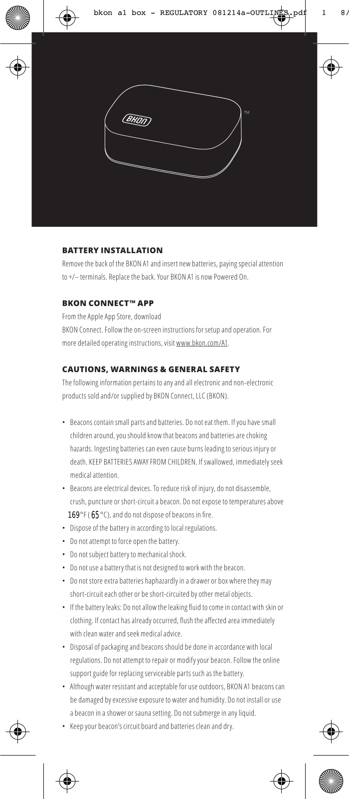 BKON Connect 14A1 Users manual - ManualMachine.com